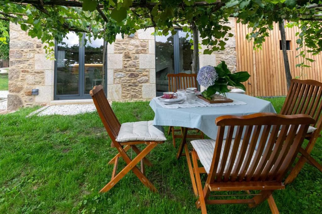 Vila A Casa De Abaixo, Aloxamento Rural Vedra Exteriér fotografie