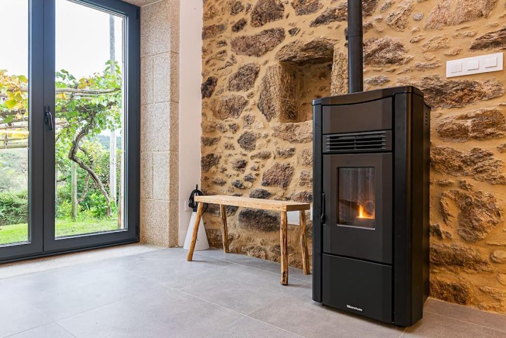Vila A Casa De Abaixo, Aloxamento Rural Vedra Exteriér fotografie