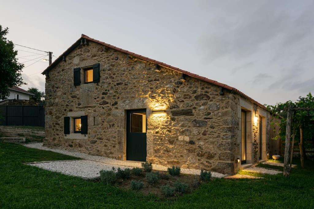 Vila A Casa De Abaixo, Aloxamento Rural Vedra Exteriér fotografie