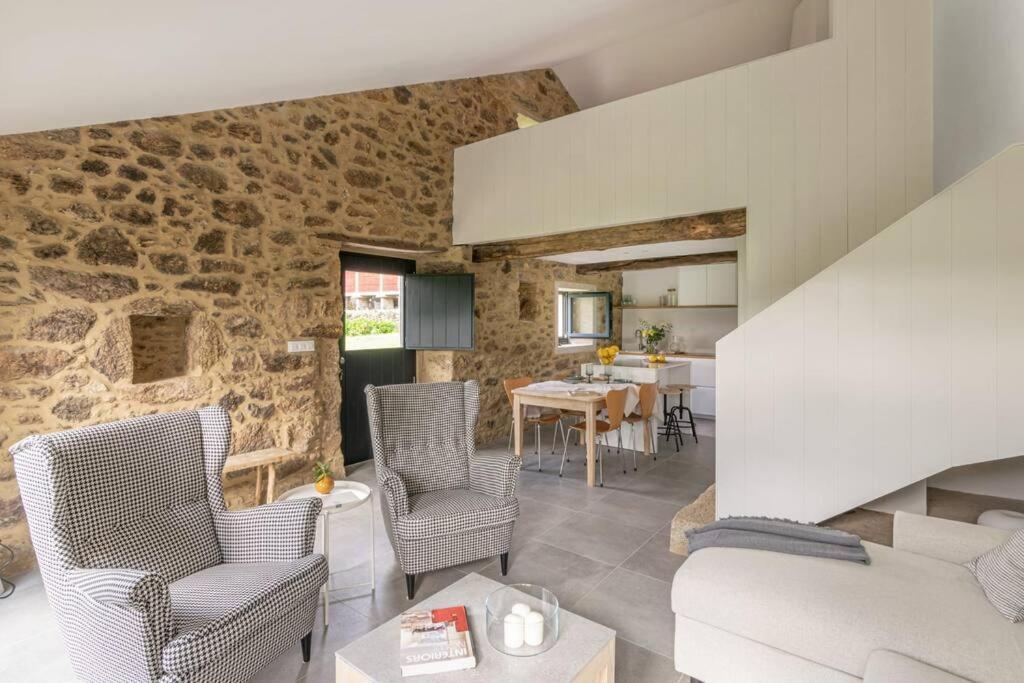 Vila A Casa De Abaixo, Aloxamento Rural Vedra Exteriér fotografie